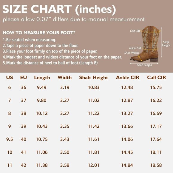 SheSole Womens Brown Extra Wide Calf Boots with Hidden Stretch Panel for Fuller - Picture 7 of 8